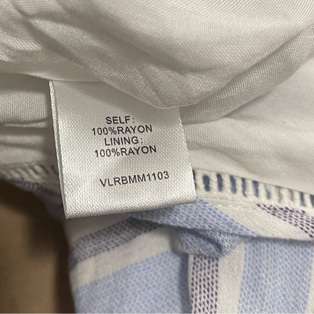 New Women's Striped Sleeveless Jumpsuit - NEDLEWORK Blue/White M - Picture 3 of 5